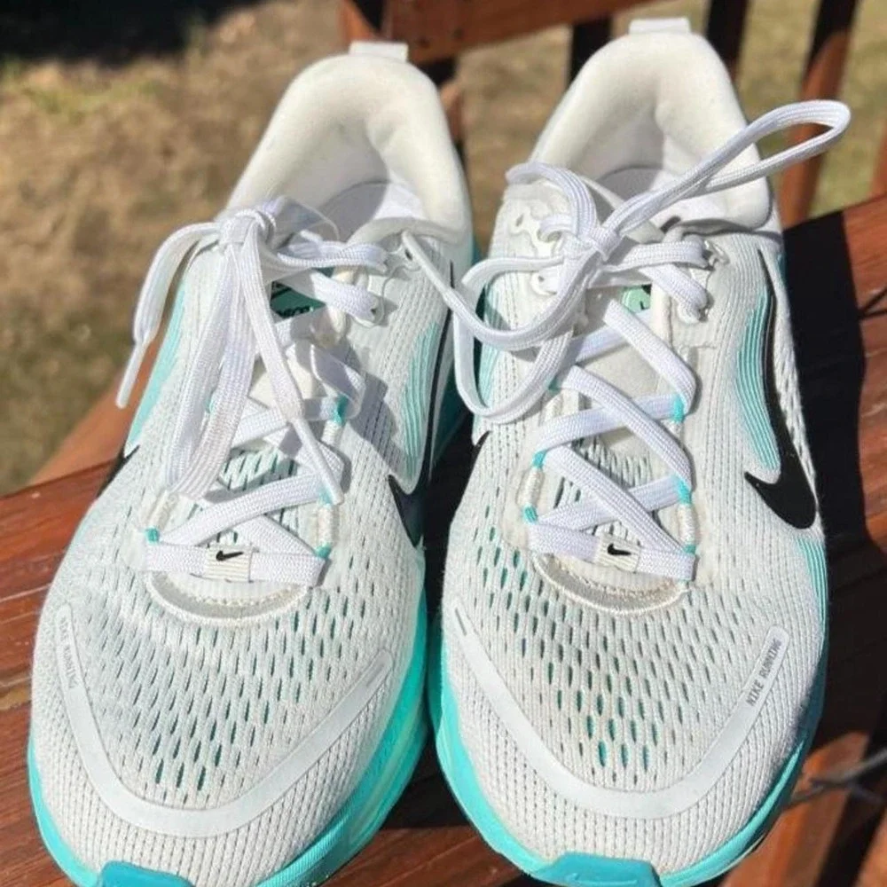 Nike Vomero 18 Youth 3.5 Womens 5 Geode Teal Gray White Running Sneakers